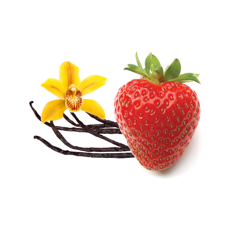 SuperTan - Super Sensations - Strawberry & Vanilla, 200ml - solární kosmetika (detail vůně)